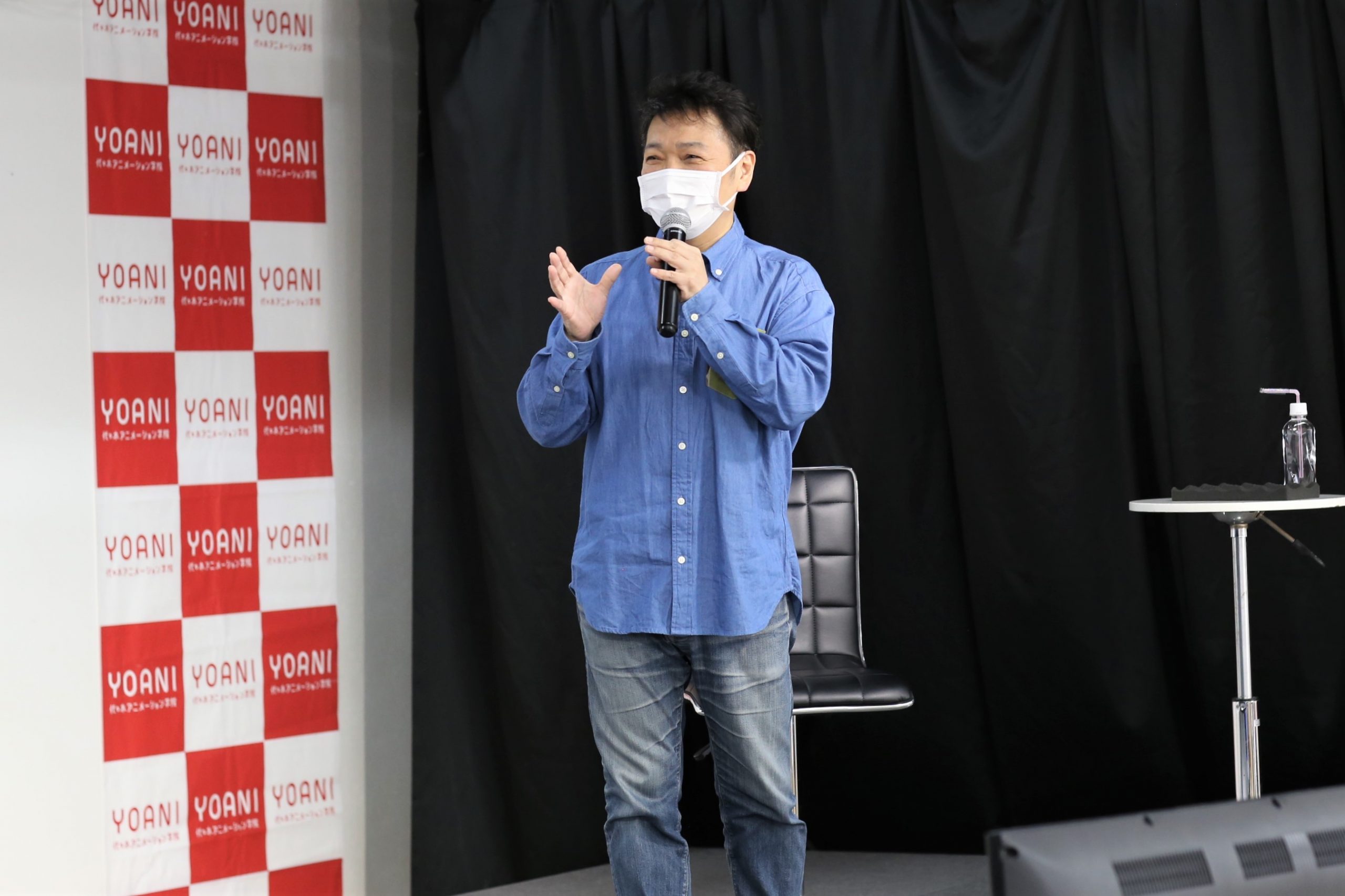 代々木アニメーション学院イベントレポート 声優 山口勝平さん によるゲストトークを開催 アニメ 声優 マンガ イラストの専門校 代々木アニメーション学院